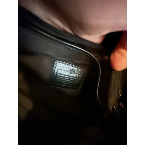COACH SIGNATURE PLEATED TOTE BAG W/TAG Peyton